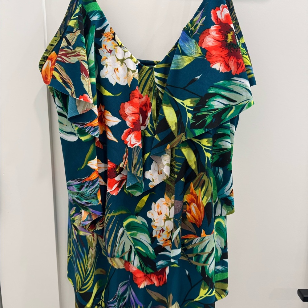 Magicsuit Vibrant Floral Swimtop tankini size 12